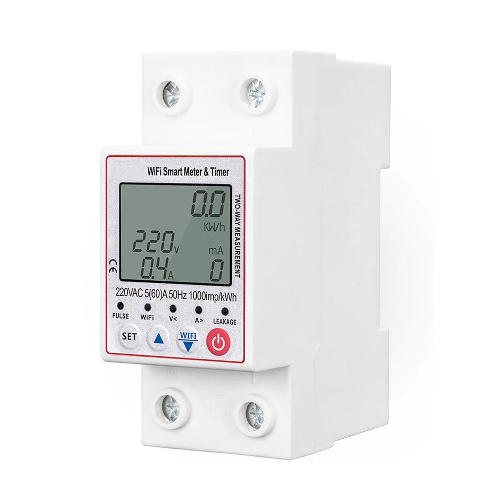 

Smart WiFi Circuit Breaker with Real Time Remote Monitoring and Overcurrent Overvoltage Undervoltage Protection for Home Use China Mainland