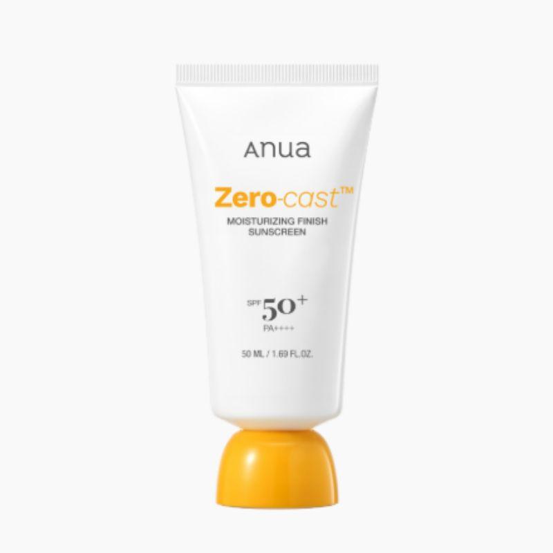 Anua Zero Cast Daily Moisture Sunscreen – Transparent Hydrating Sun Cream SPF50+ PA++++ 50ml