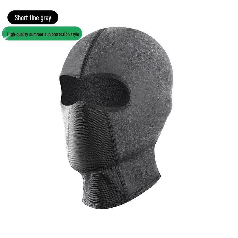 Ice Silk Sun Protection Headband: Sweat-Absorbent, Quick-Dry, Breathable Face Mask & Motorcycle Helmet Liner One Size