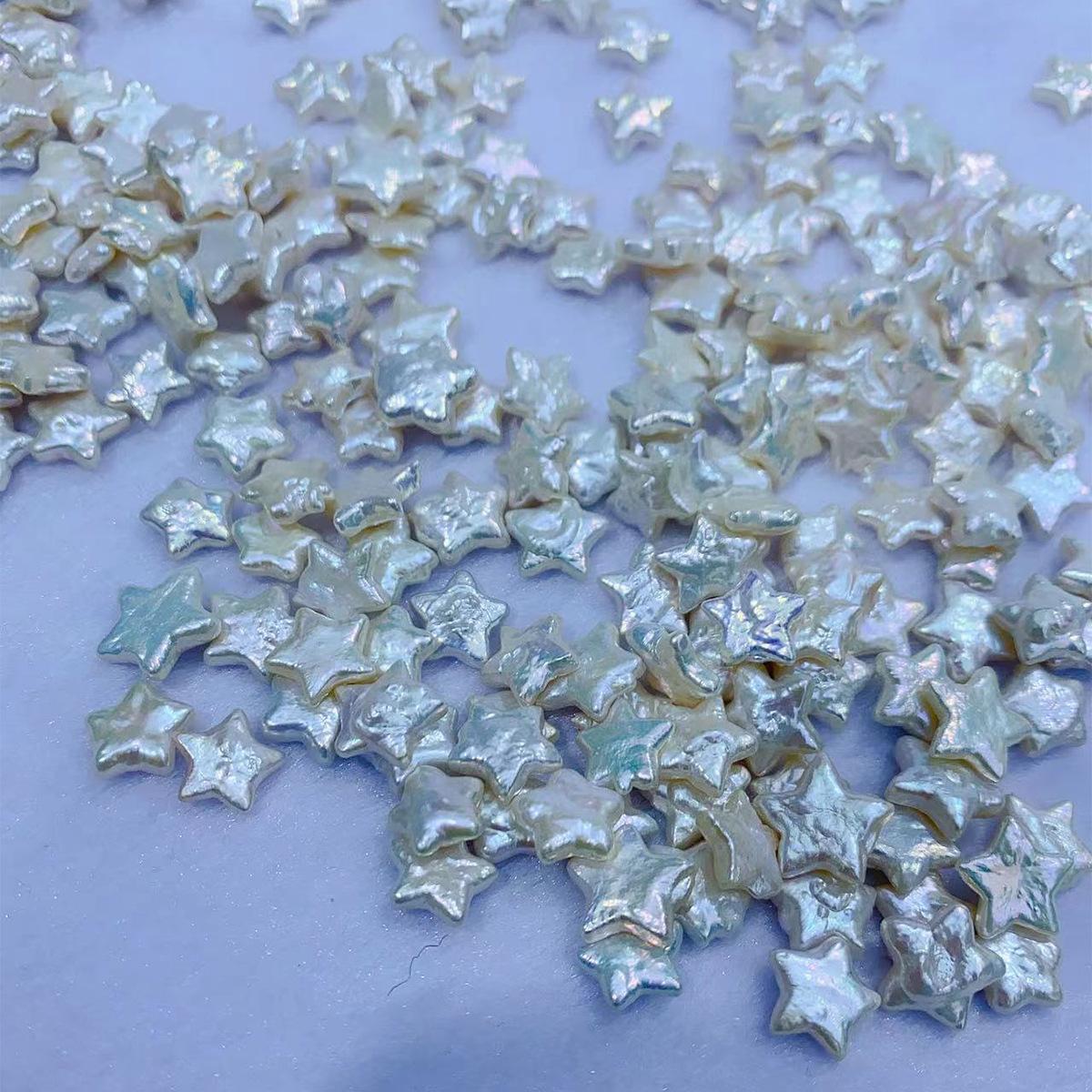 Натуральный пресноводный жемчуг в форме звезды Жемчуг Звезда Барочный жемчуг Работа в процессе Свободная бусина DIY Браслет Кулон Ожерелье