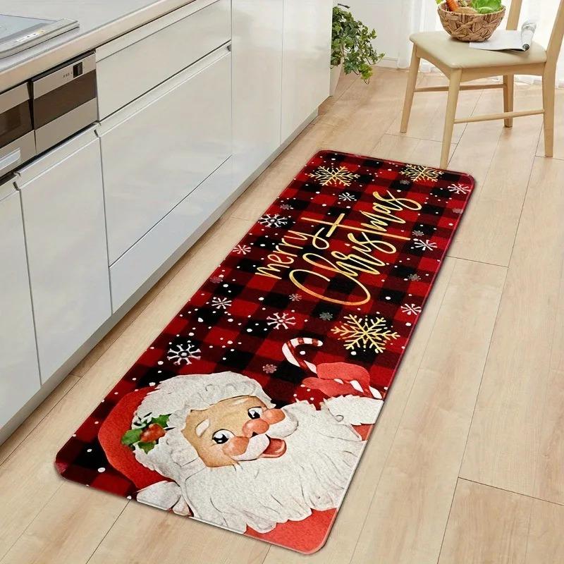 1PC Flowers Pattern Home Door Mats Kitchen Rugs Non-Slip Pop Design Bathroom Rugs Bath Mat Carpet for Home Sink Laundry Decor