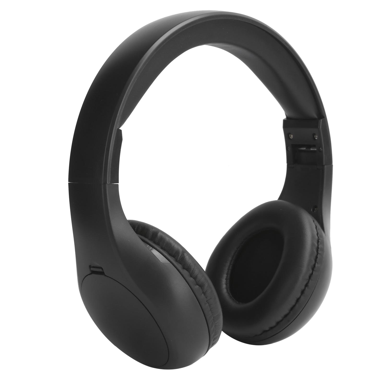 

HRD601 Headset FM Bluetooth Headphones Foldable Card Mobile Music Game Earphone for OutdoorWhite чёрный