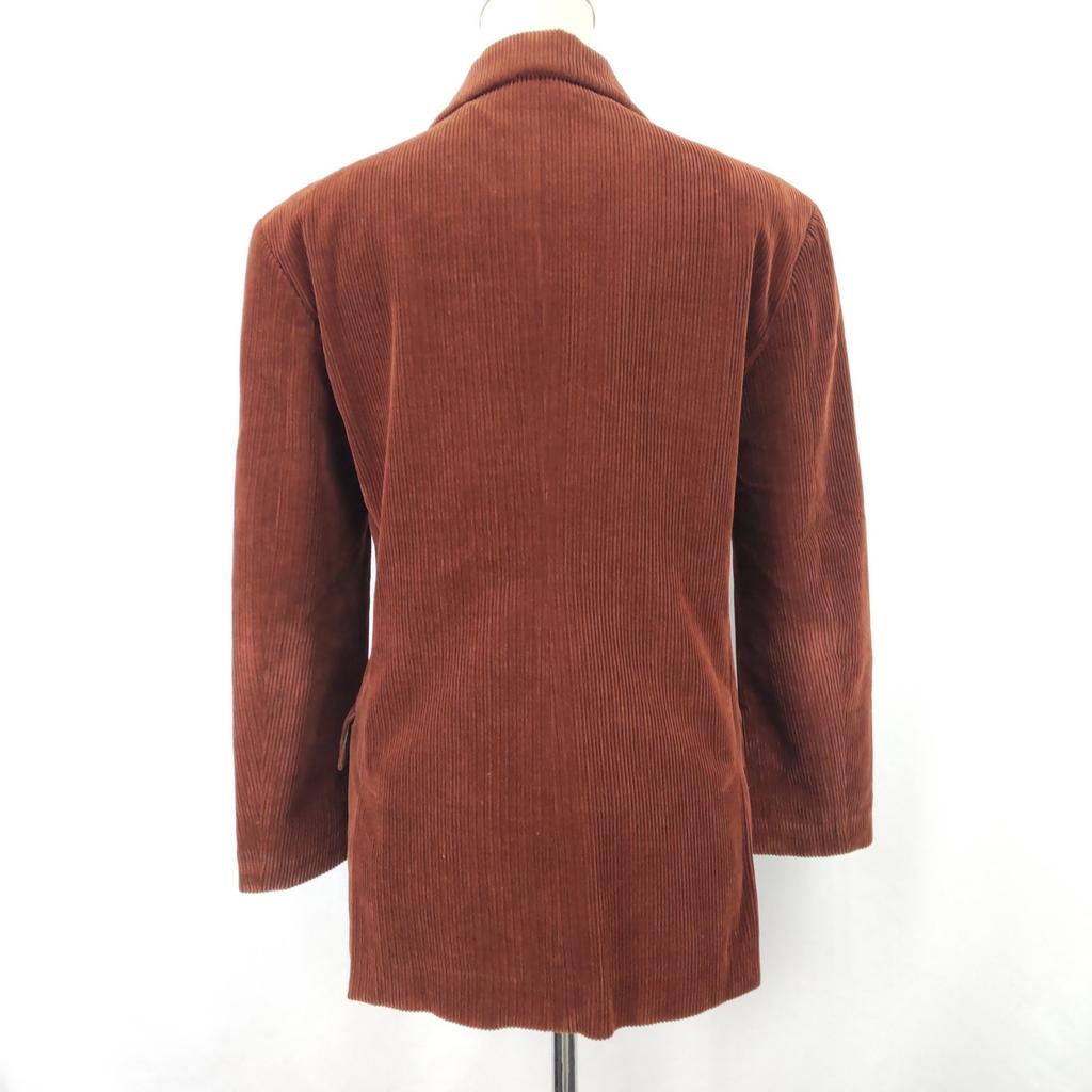 UNITED COLORS OF BENETTON Corduroy Tailored Jacket [46/Women XL/Brown](USED)