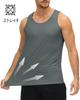 MAGCOMSEN Tank und Perfekt für und Sommer Dunkel Größe XL Herren Top, Atmungsaktiv, Kühl, Feuchtigkeitstransportierend, Laufen, Training, Yoga, Kleidung, Grau,