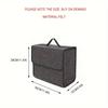Car Storage Box Felt Small Trunk Storage Portable Car Foldable Storage Box