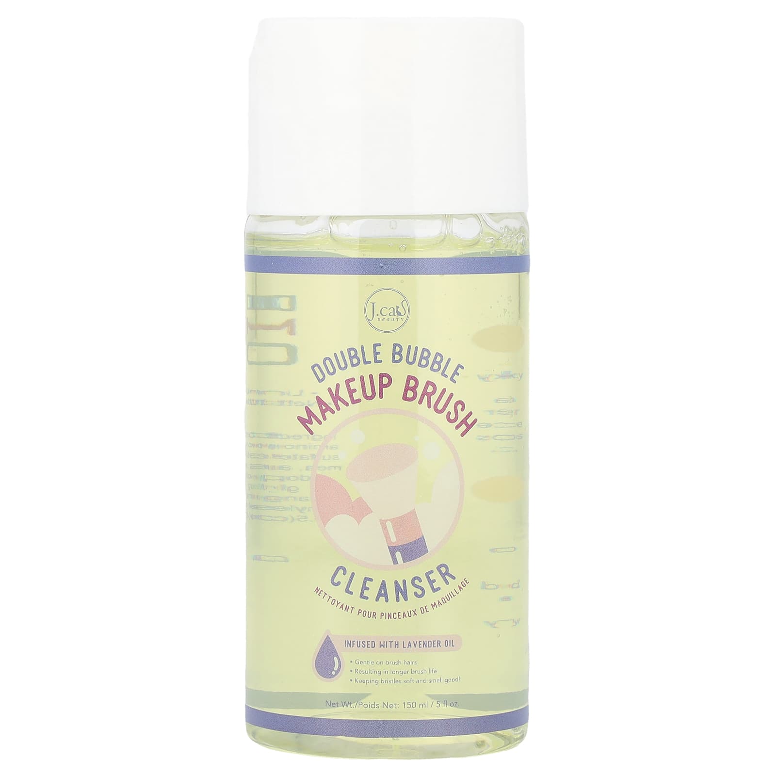 

J.Cat Beauty, Double Bubble Makeup Brush Cleanser, 150ml (5 fl oz)