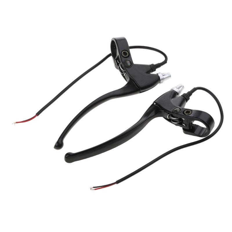 E-Bike Brake Lever, Universal Electric Bicycles Brake Lever Handle Replacement Parts for E-Bike Mountain Road Bicycles