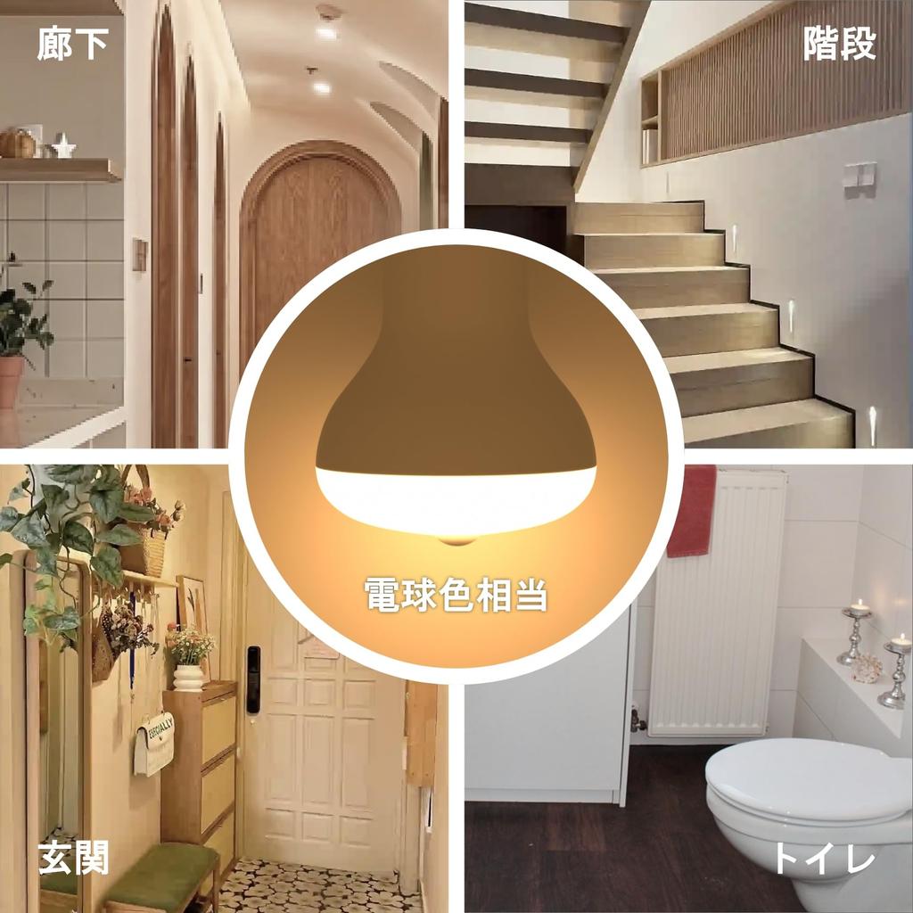 ORALUCE LED Light Bulb, E26 Base, Motion Sensor, Reflector Lamp Type, 60W Equivalent, Warm White, 3000K, 6W, 600lm, Automatic OnOff, Light Sensor,