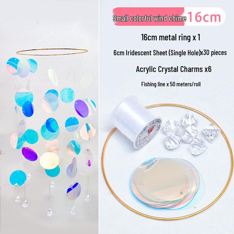 Iridescent Laser PVC Hanging Ornaments - Transparent Seven-Color Shapes for Kindergarten and Festival Décor