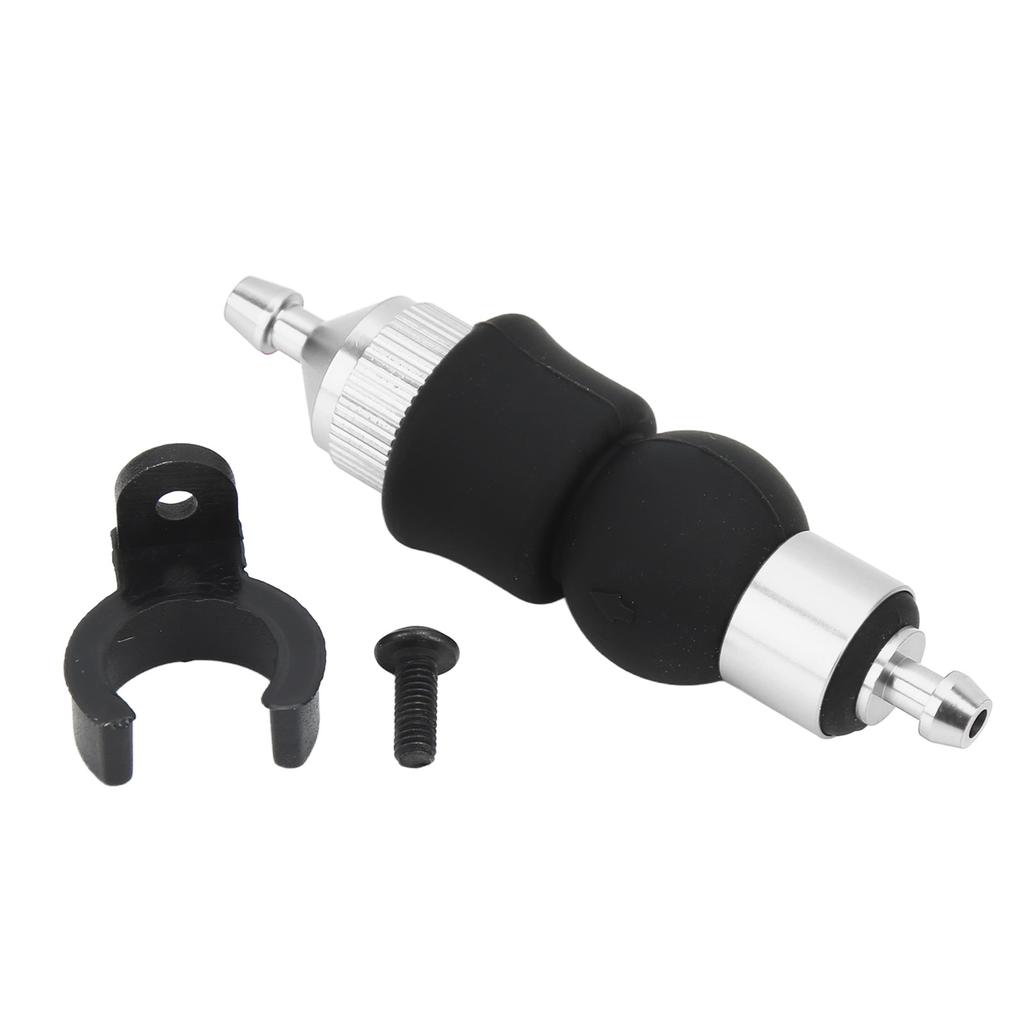 RC Car Manual Oil Pump Universal for 1 8 1 10 Scale RC Model Off Road Vehicle Methanol Engine Silver