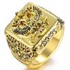 Domineering Metal  Men's Ring Punk Style Enamel Animal Male Rings Jewelry Hand Accessories