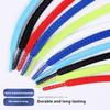 Non-slip Flat Shoelaces Sneakers Tennis Football Shoe Laces Double Sided Silicone Anti Slip Rope Shoelace for Shoes Accessories