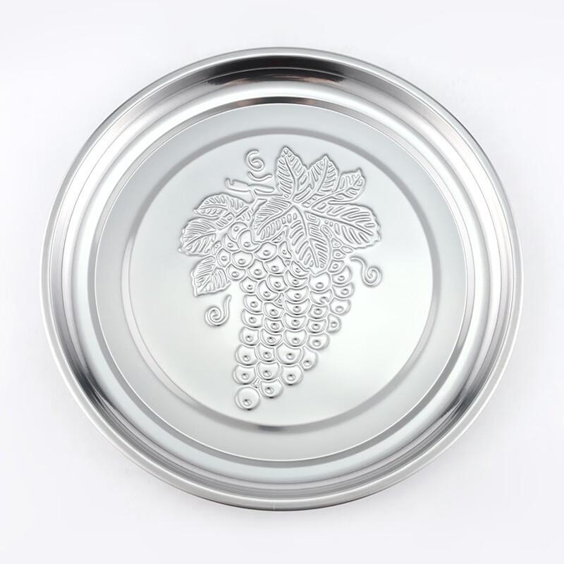 

ZISIZ Stainless Steel Divided Serving Tray