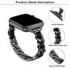 KALEBOL Single Row Beaded Strap for Apple Watch Series 11 10 42mm/9 8 7 41mm/SE3 SE2 SE 6 5 4 40mm/3 2 1 38mm Zinc Alloy Watchband