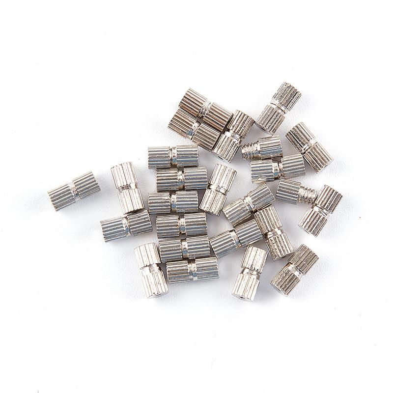 50Pc Rhodium Screw Clasps Necklace Bracelet Jewelry Making Connector Diy Finding