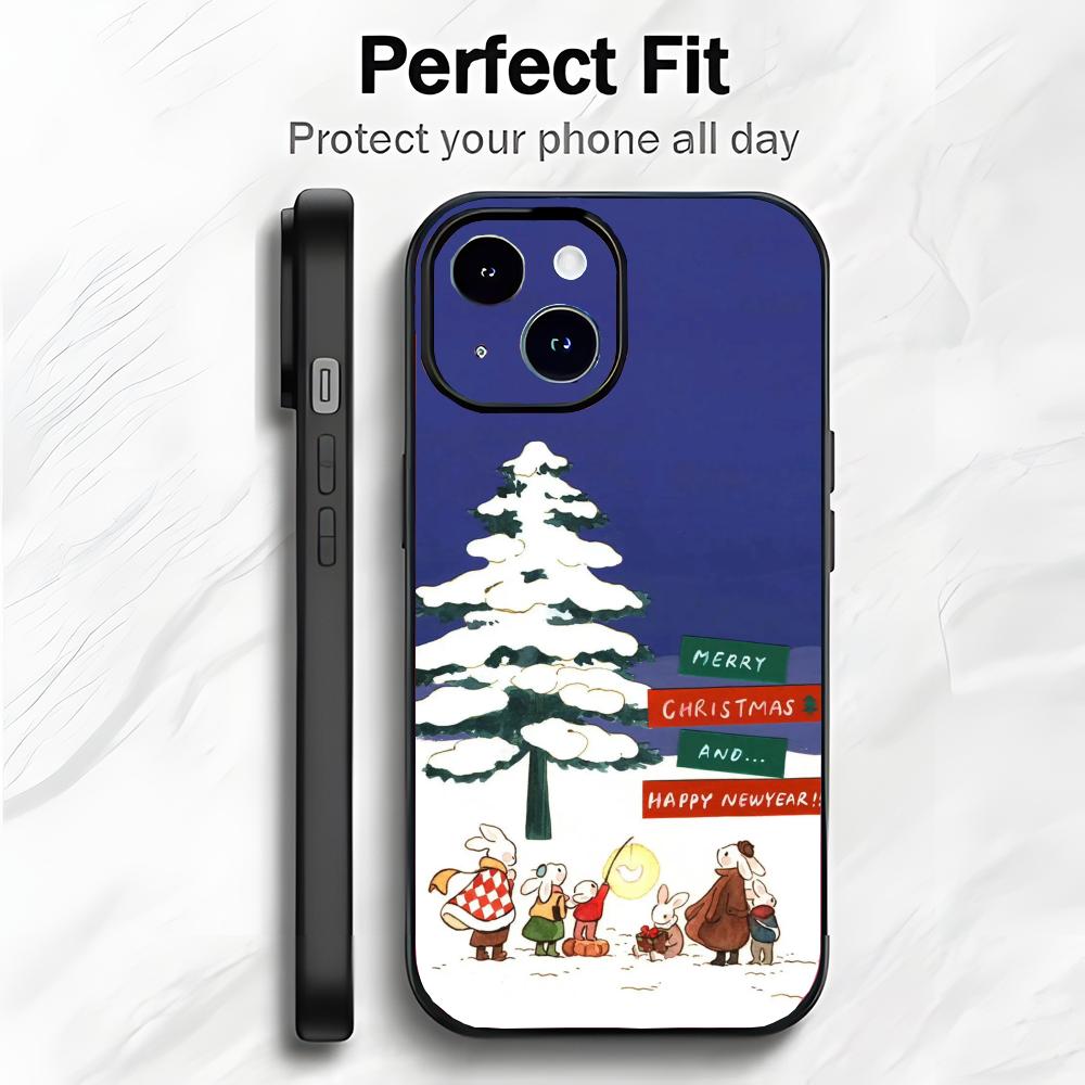 Christmas Santa Claus Snowflake Art Phone Case Phone Case Soft Packaging Lightweight For iPhone17 16 15 14 13ProMax