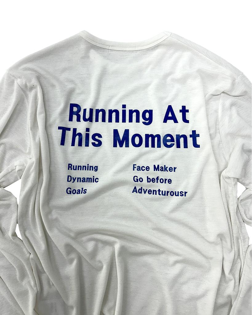 Beleubeuliseu Running Moment Long Sleeve T-Shirt (White)