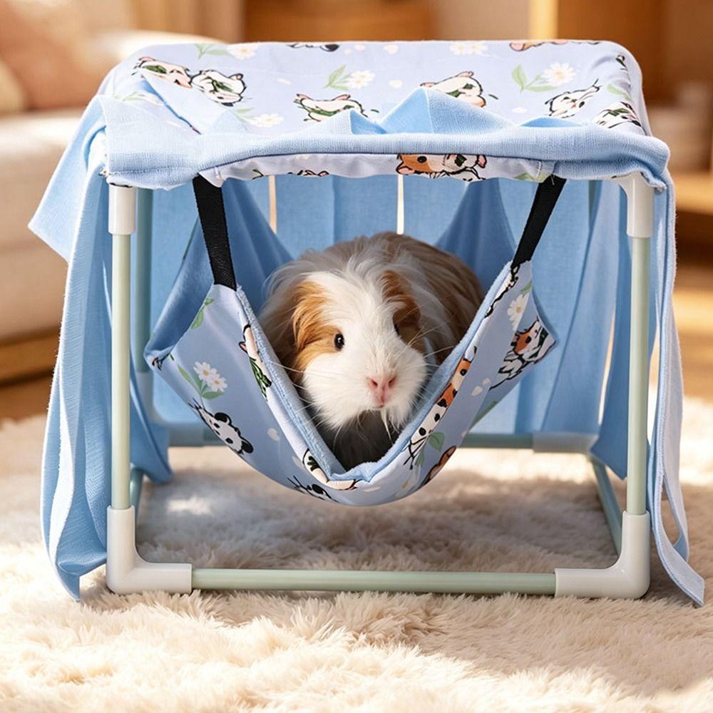 Breathable Ferret Hamster Hammock Soft Hanging Hammock Guinea Pig Hiding Nest  For Guinea Pig