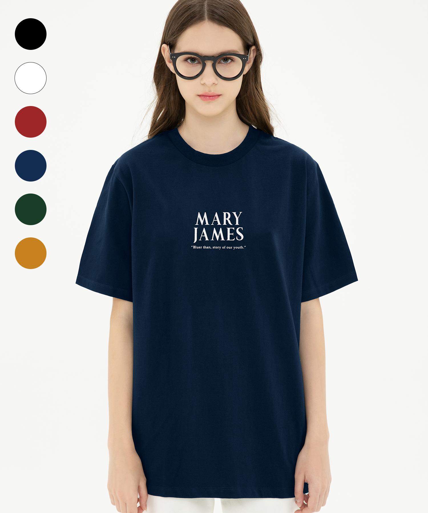 Mary James [Unisex - Oversized] Story Of Youth Half Sleeve (6 Colors) Mustard - M