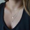 Vintage Multilayer Crystal Pendant Necklace Women Gold Color Beads Moon Star Horn Crescent Choker Necklaces Jewelry New