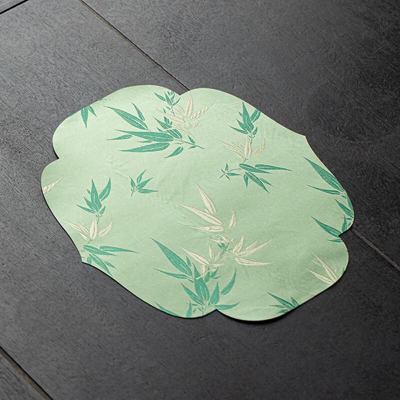 Zen Green Bamboo Tea Table Mat