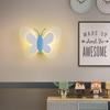 Modern LED Butterfly Wall Lamp - Minimalist Design for Bedroom & Living Room