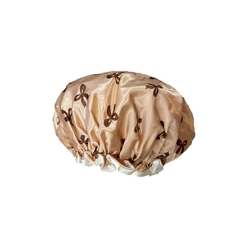 1-6PCS Adult Female Household Cute Double-Layer Thick Waterproof Shower Cap Hair Cap Head Cover Hat Kitchen Oil Fume Proof Hat