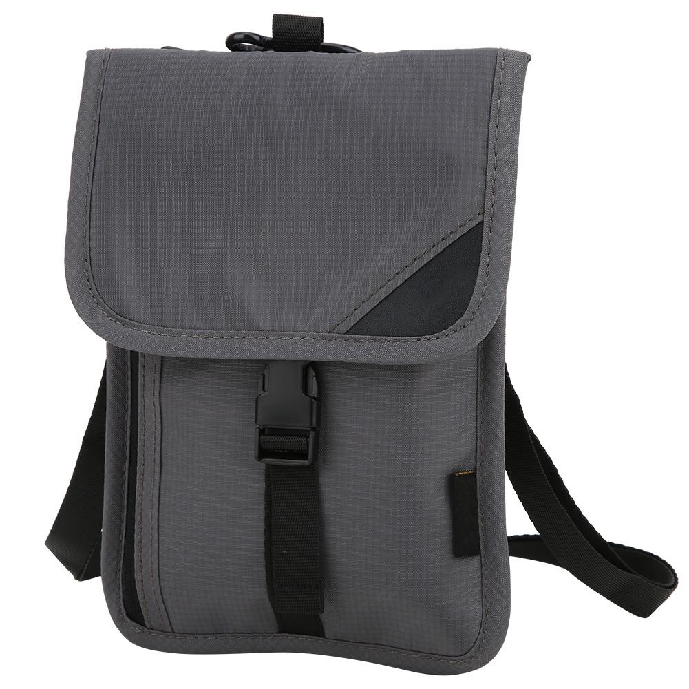 

Multi Function RFID Certificate Package Halter Travel Passport Bag Sport Protective Sleeve(Тьма