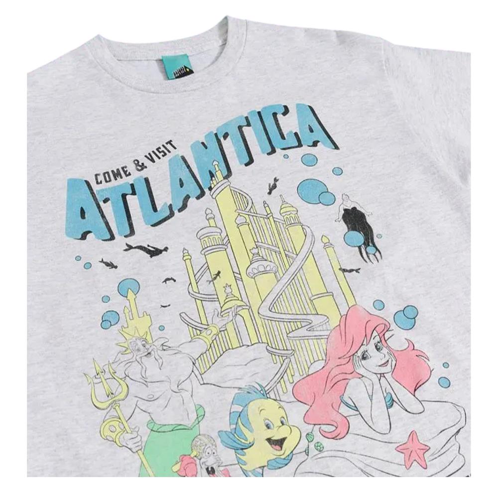 The Little Mermaid Unisex Adult Come & Visit Atlantica T-Shirt