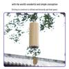 Japanese Antique Hand-Cranked Bamboo Wind Chimes: Ancient Style with Crystal and Copper Accents