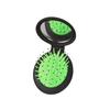 Portable Folding Travel Makeup Soft Scalp Hair Brush Massager Comb with Mirror