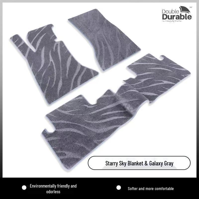 Starry Sky Imitation Wool Car Floor Mats for BMW, Mercedes-Benz, Volkswagen - High-End, Silent Carpet-Style Mat