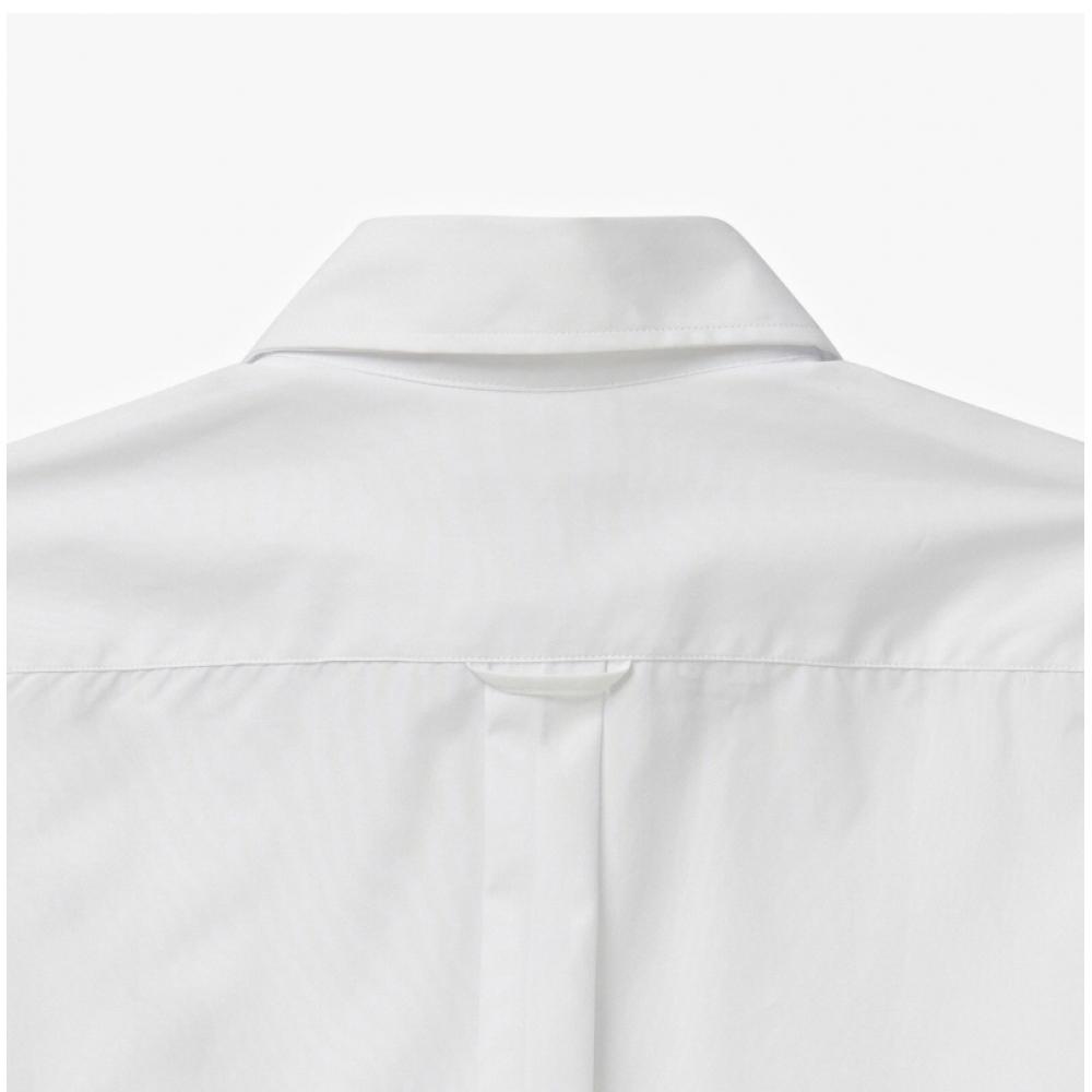 Maison Kitsune Mm00409wc5010 P100 Fox Head Patch Poplin Mens Shirt