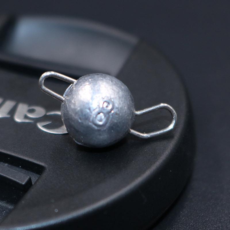 Round Through-Needle Lead Sinkers 4g 6g 8g - Fishing Tackle