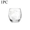 Creative Globe Decanter Set with Lead-free Carafe Exquisite Wood-stand and 2 Whisky Glasses Whiskey Decanter Globe Grade Gift