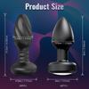 Uygulama Kontrollü LED Dönen Titreşimli Popo Fişi Kadınlar İçin Wiggle Anal Vibratör Gey Erkekler Anal Fiş Etkileşimli Seks Oyuncağı Çiftler İçin