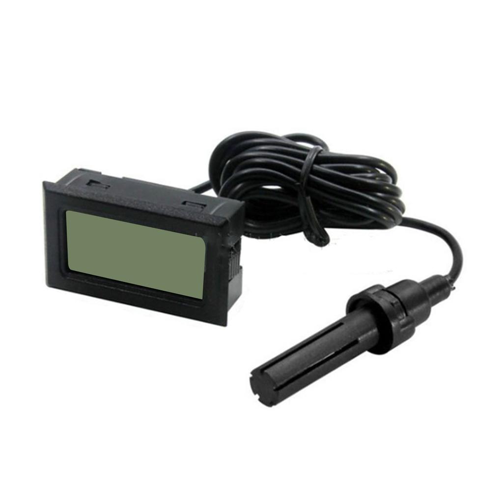 Cyfrowy Higrometr Termometr LCD Typ Wbudowany Elektroniczny Miernik Temperatury i Wilgotności z