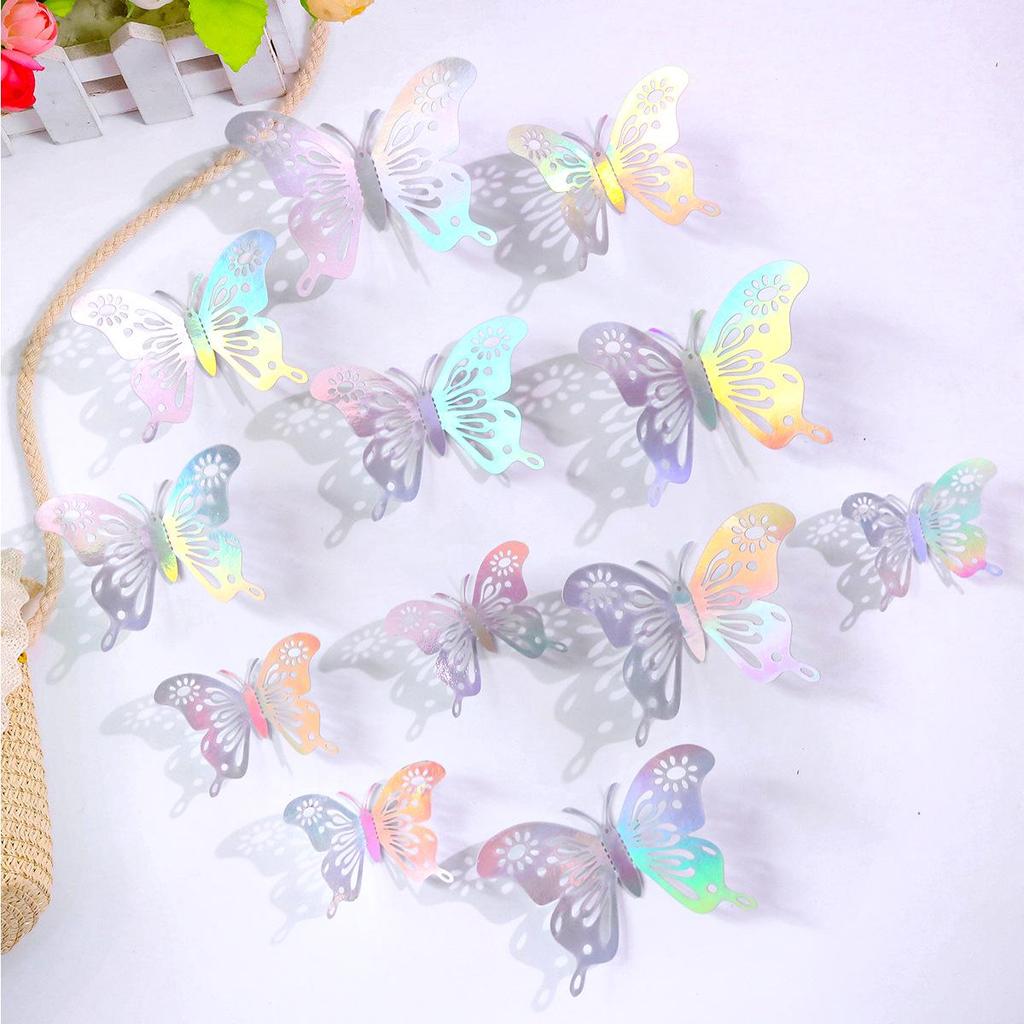 3D Butterfly Party Decorations: Spring Theme Stickers for Kids' Birthdays & Weddings