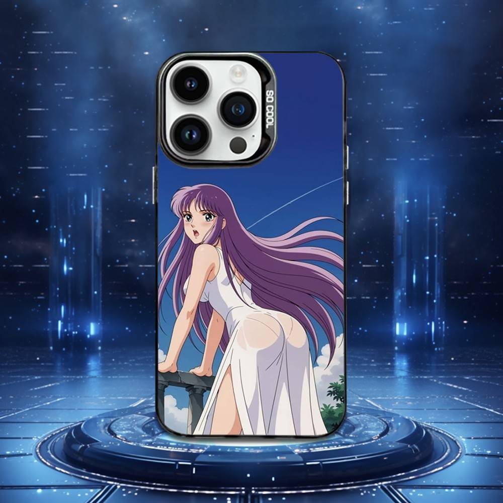 Cool S-Saint S-Seiya Anime Phone Case For iPhone 16,15,14,13,12,11,XS,Mini,Pro,MAX Black Matte Shockproof Cover