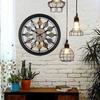 Clock Creative Pendulum Clock Retro Iron Wall Clock Fashion Clock Living Room Decoration Clock Quartz Clock