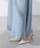 Nano Universe Satin Bias Long Narrow Size S Gray Skirt, Women's, (021), (669-5130312)