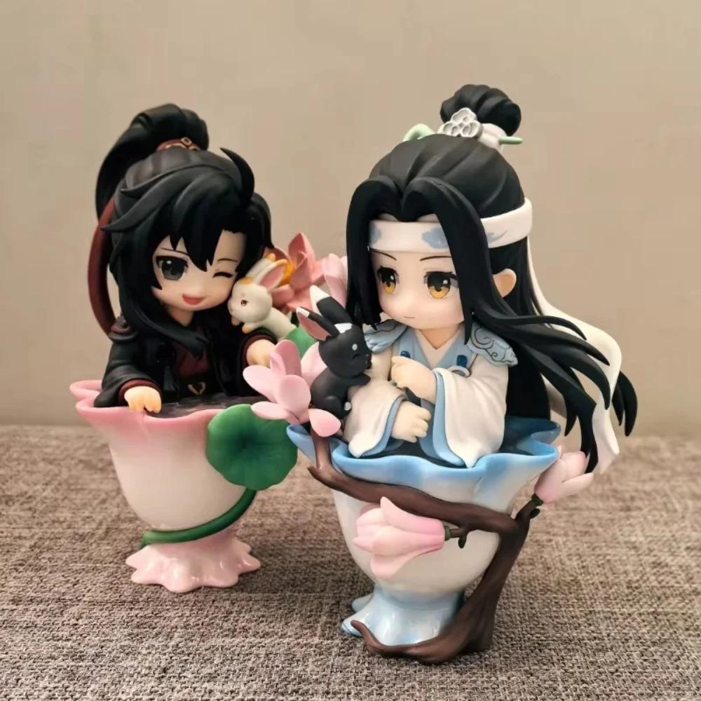 Mo Daozu Stone Porcelain Flower Rhyme Series Blind Box Cute Anime Character Collection Toy Wei Wu Xian Lan Gift for Fans Models