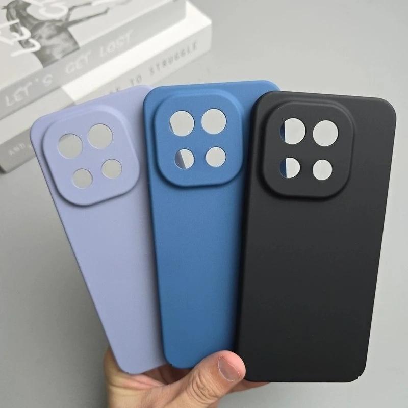 Hard PC Shockproof Case For OPPO Reno 16 16Pro Simple Solid Color Matte Lens Protection Phone Cover For Reno16 Pro Bumper Shell