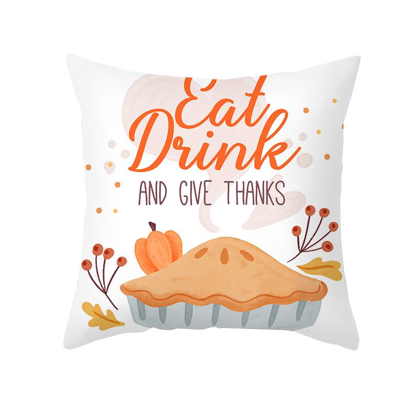Autumn Harvest Pumpkin Pillow Cover Shopee Home Furnishings Nordic Peach Skin Pillow Cover Sofa Cushion