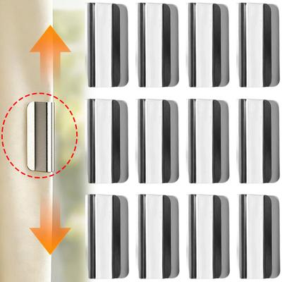 Adjustment Metal Curtain Magnetic Clips Shower Curtain Magnet Buckles Detachable Window Screen Fixed Fastener Window Hardware