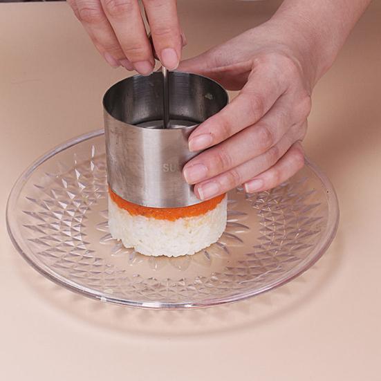 Cake Ring Mold Stainless Steel Seamless Round Mousse Cake Molds with Pushers And Lifters Kitchen Baking Tool for Home Bakery Use
