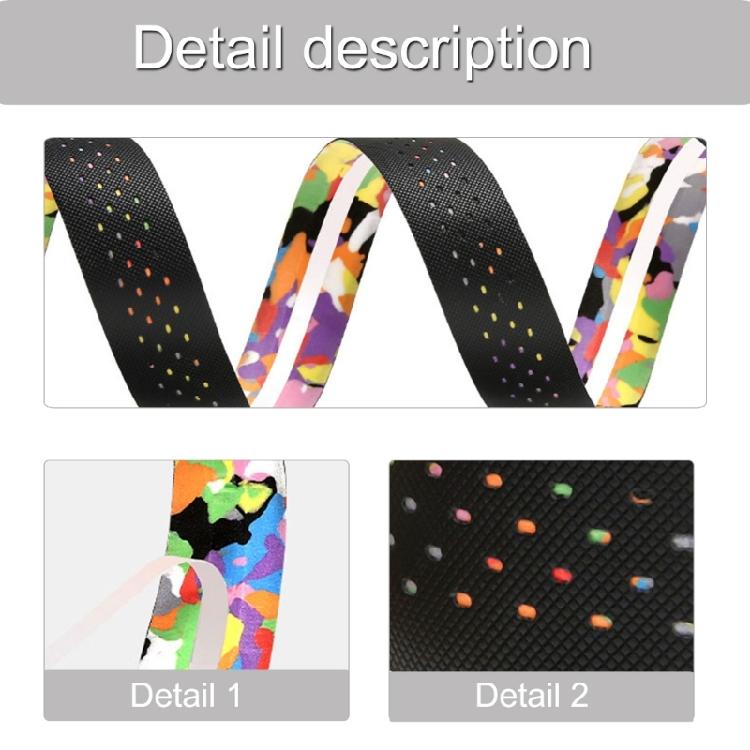 2Pcs Comfortable Bikes Handlebars Tape AntiVibration Wrap Nonslip Bicycles Handlebar Tape Wrap Cycling Accessories