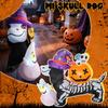 Halloweenská nafukovací zářící dekorace na párty Párty Domácí dekorace Ozdoby Snadná instalace a plná atmosféry