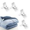 4pcs Quilt Single Clip Fixed Clip Non-slip Clip Fixed Clip, Quilt Holding Clip, Secure Quilt Run Clamp
