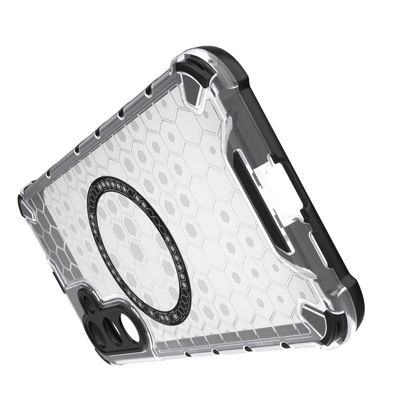 Suitable for Samsung A55 Creative Color Transparent Heat Dissipation Protective Case Samsung S25 Ultra Honeycomb Magnetic Phone Case